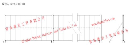 Steel Plate Durable Advertisement Showing Safety Outdoor Hoarding