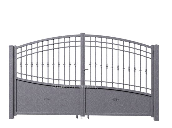 Ornamental High Quality Aluminium/Wrought Iron Sliding safety Gate