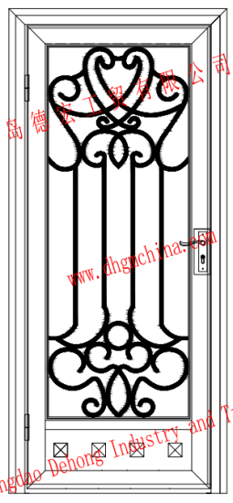 New Design Popular Cheap Price Entrance Door with High Quality