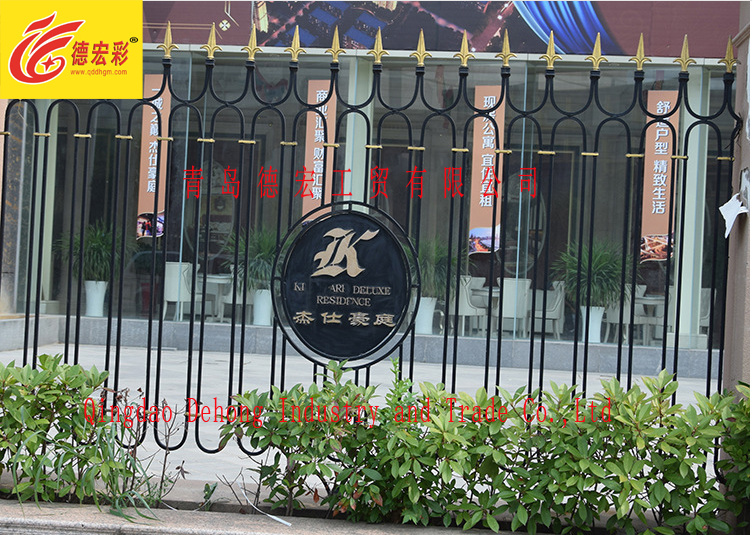 Customized Safety Strong High Quality Wrought Iron Balcony Fence