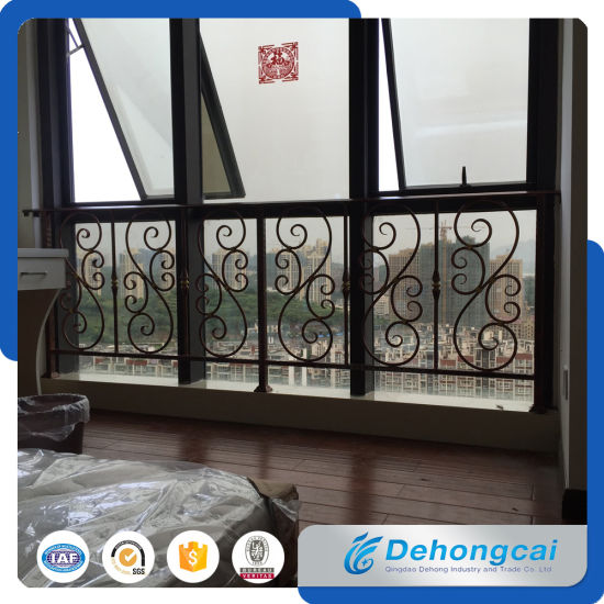 Simple Wrought Iron Balustade / Fence for Villa Balcony