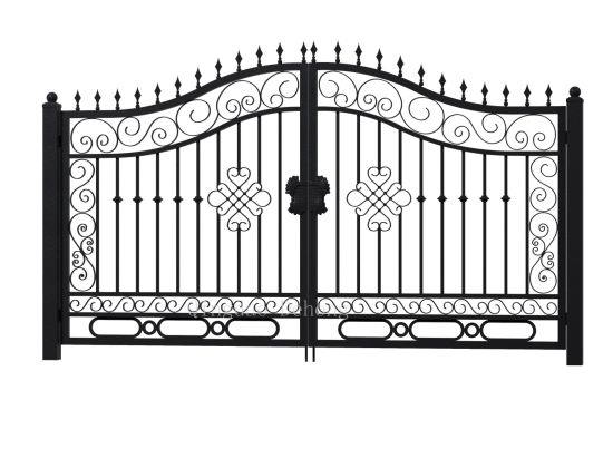 Simple and Beautiful Ornamental Metal Gates