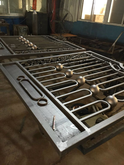 Black Ornamental Wrought Iron Garden Fences