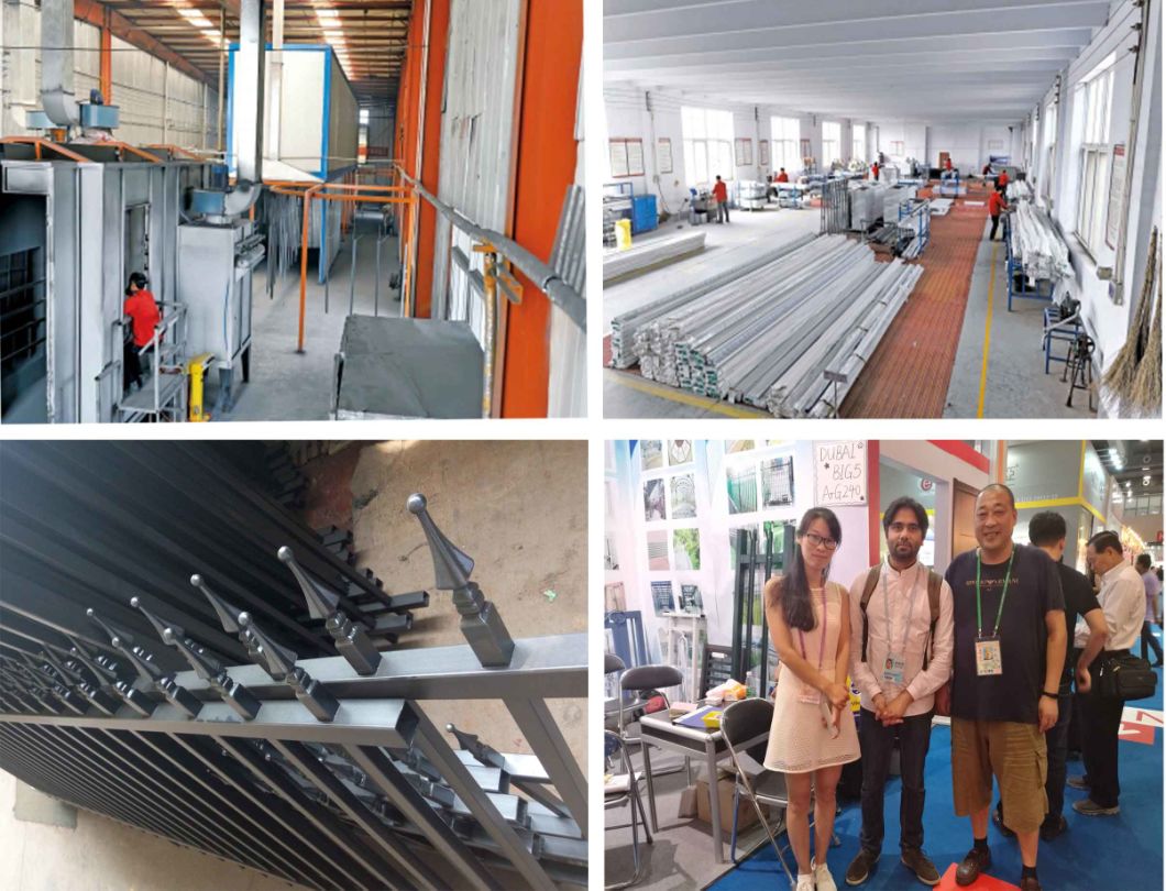 Garden Fences, Galvanized Steel Fences, Wrought Iron Fences Factory Supply