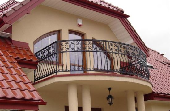 Decorative Durable European Wrought Iron Fence