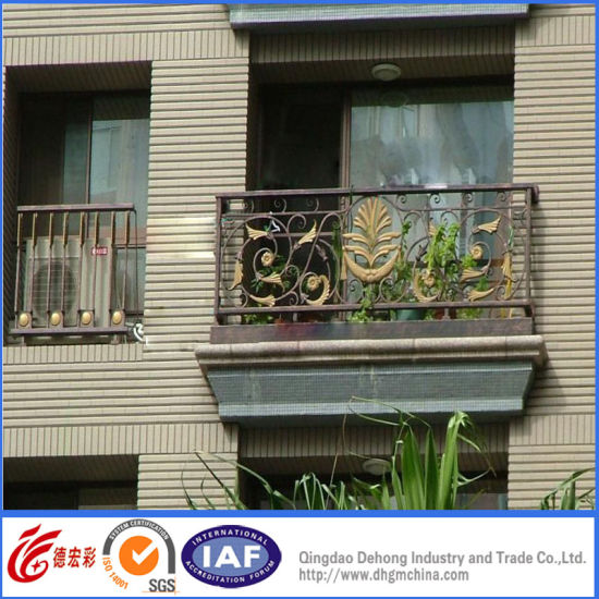 Customized Wholesale Wrought Iron Balcony Fence/Balcony Railing