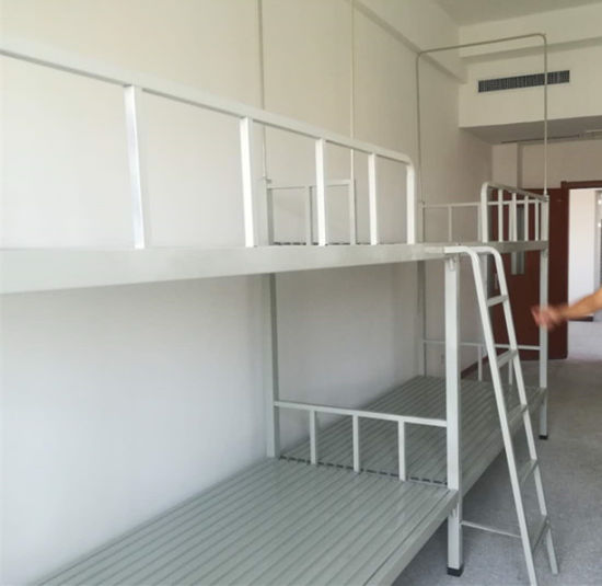 safety Wrought Iron Bunk Beds for School/Factory Dormitory