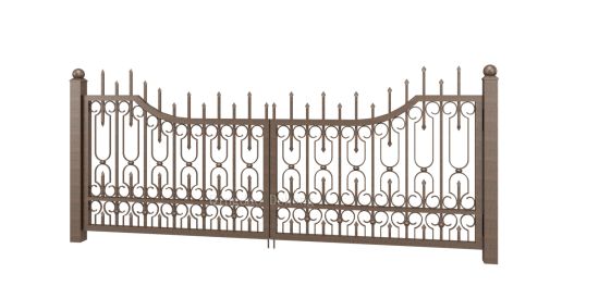 Simple and Beautiful Ornamental Metal Gates