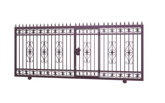 Custom Wrought Iron Gates House Used Security Driveway Sliding Gates