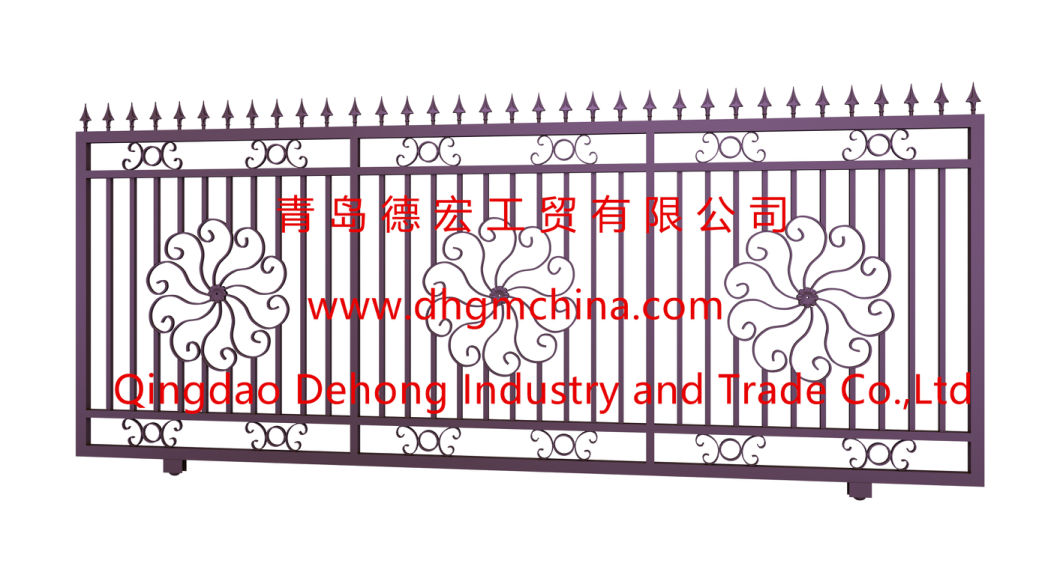 Custom Wrought Iron Gates House Used Security Driveway Sliding Gates