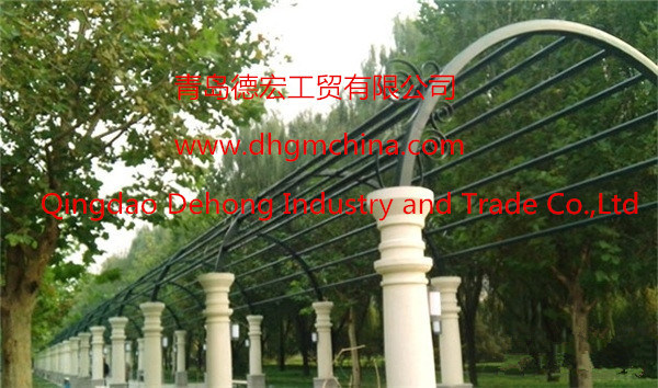 Modern Ornamental Wrought Iron Steel/Aluminium Gallery Structure