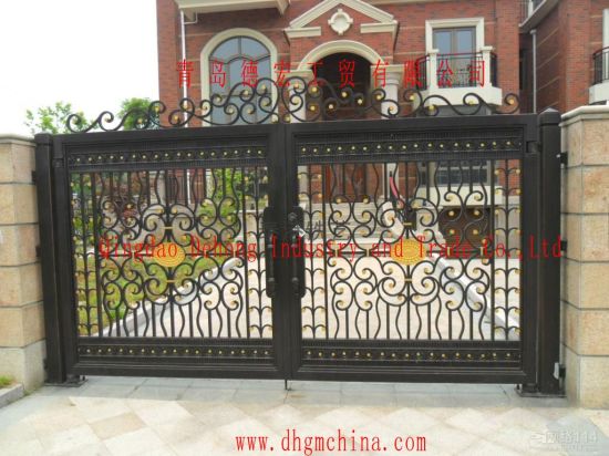 Luxury Powder Coating Wrought Iron Gates