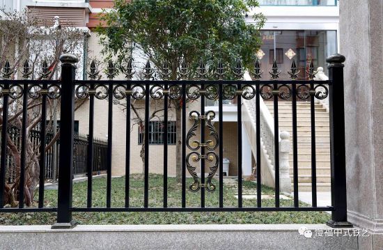 Custom Ornamental Wrought Iron Fences for Garden, Residental