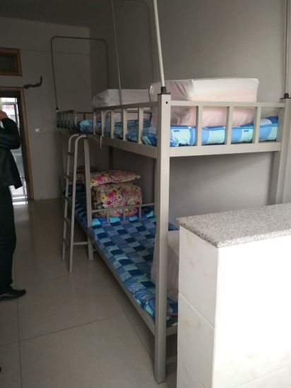 New Design Wrought Iron Bunk Beds for School/ Factory Dormitory