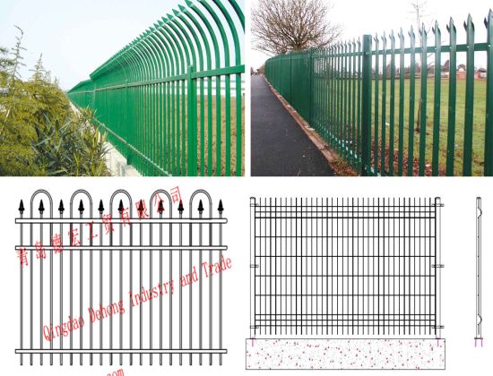 Factory Supply Iron Fences, Wrought Iron Fences, Security Metal Fences