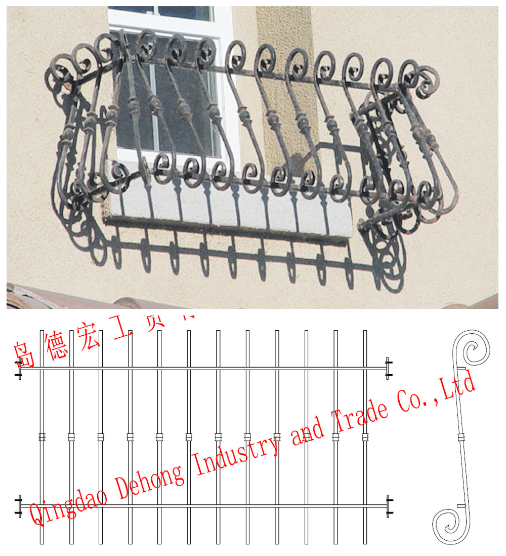 Beautiful Wrought Iron Balcony Railings
