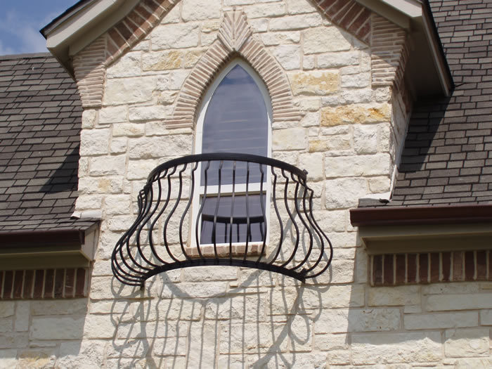 Wrought Iron Fence with Powder Coating Based on Self-Color
