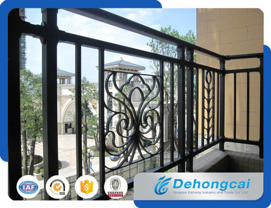 Hot Dipped Galvanized Wrougt Iron Balcony Fence with Cheap Price