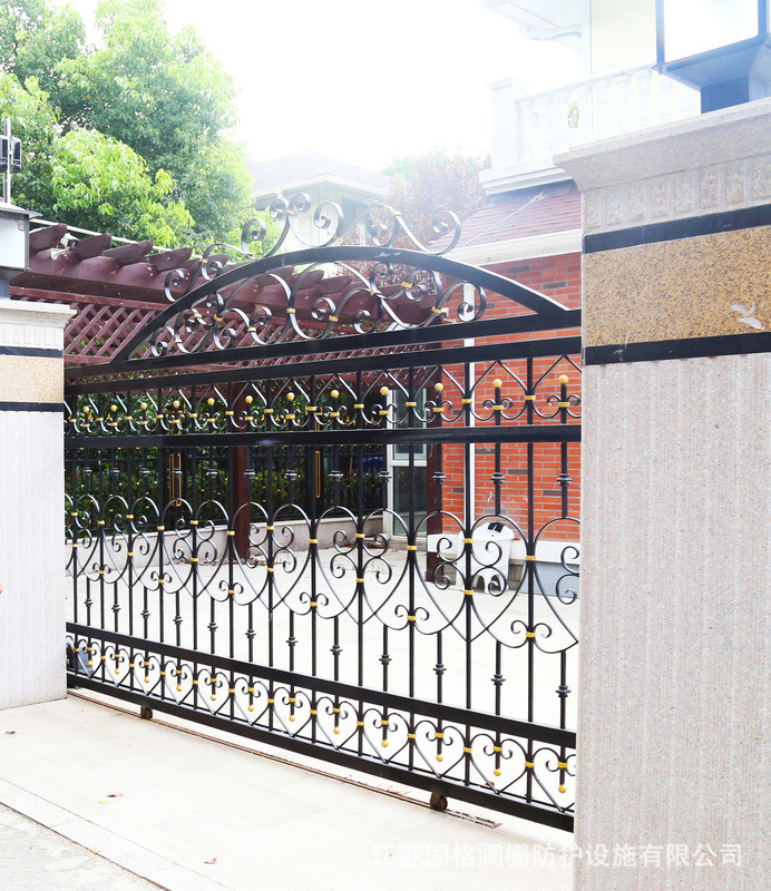 Simple and Beautiful Ornamental Metal Gates