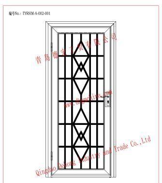 Custom Galvanized Steel Entrance Door with Reasonable Price