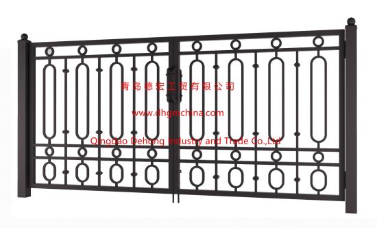 Custom European Aluminium/Wrought Iron Entrance Gate for Home, Garden