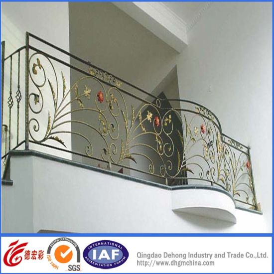 Residential Wrought Iron Security Wrouight Iron Fence (dhfence-24)